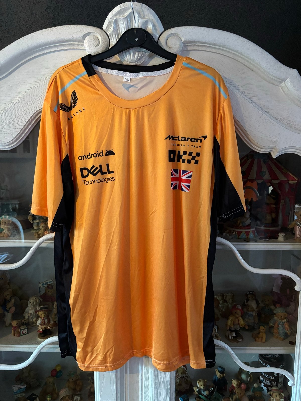 McLaren F1 Team Castore Norris #4 T-shirt XL aliexpress, Maat 56/58 (XL), Oranje, Ophalen of Verzenden, Zo goed als nieuw