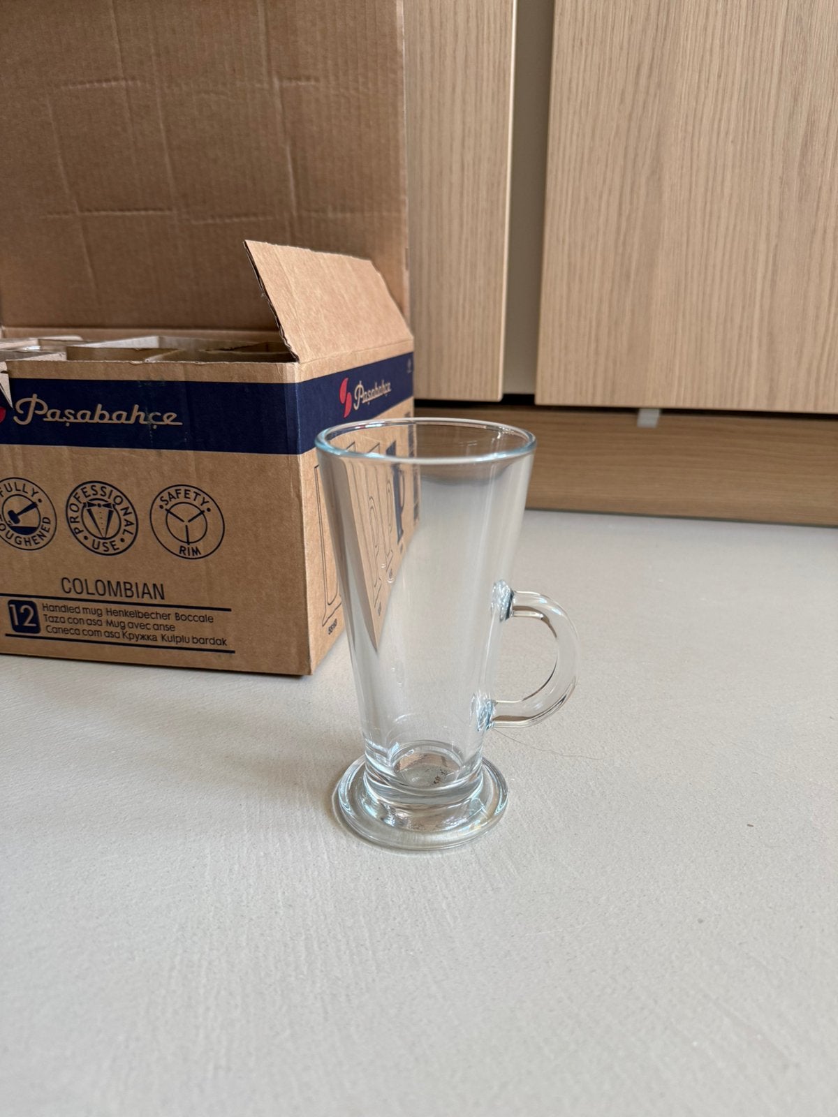 Pasabahce Colombian 26cl / 260ml voor Irish Coffee - 7 stuks, Verzamelen, Glas en Borrelglaasjes, Ophalen, Zo goed als nieuw, Overige typen