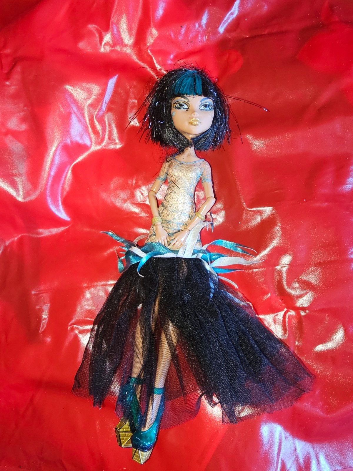 Monster High Cleo De Nile pop met zwarte tutu, Verzenden, Gebruikt, Overige typen