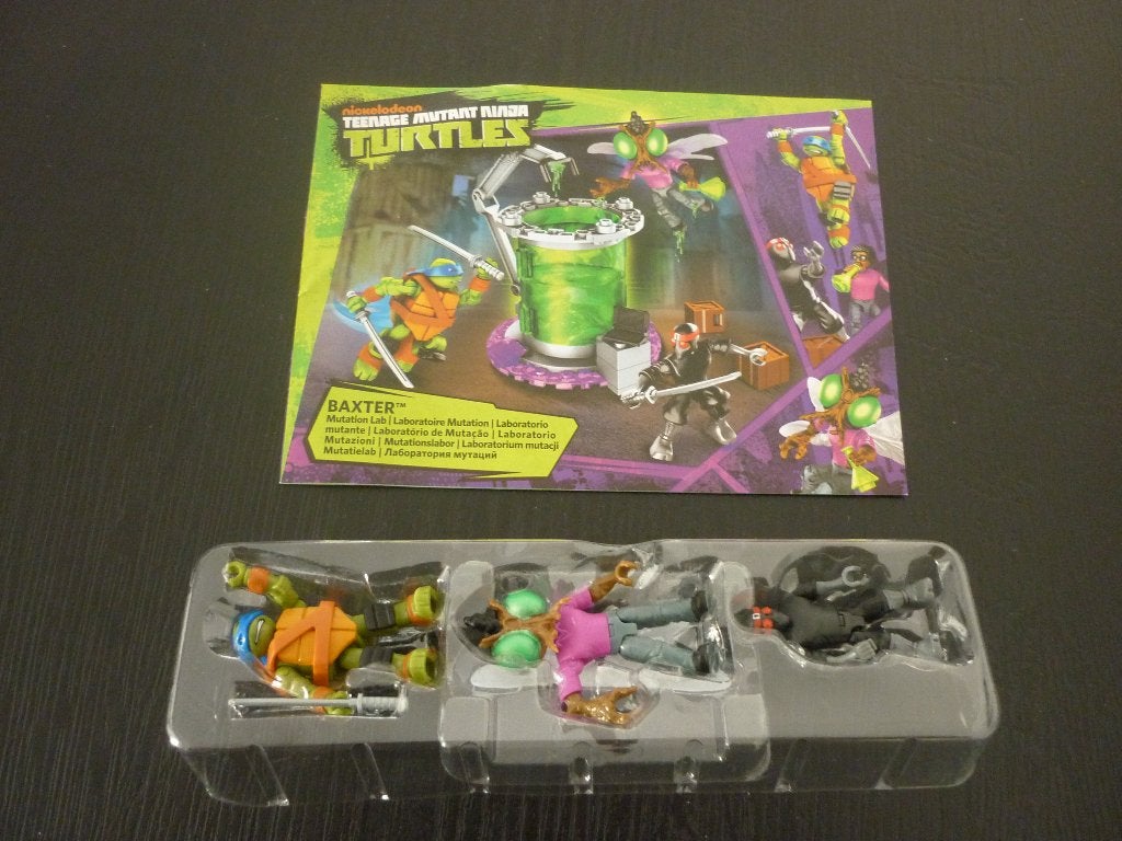Ninja Turtles - Baxter - Leo - Foot Soldier - Megabloks, Ophalen of Verzenden, Zo goed als nieuw