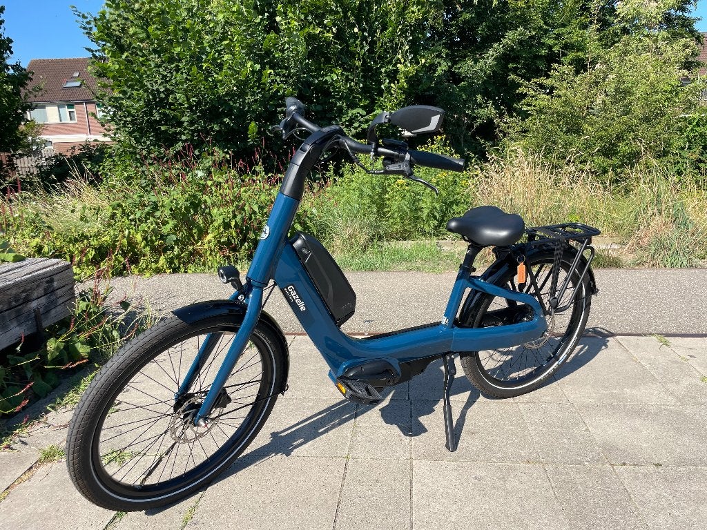 Abs. nw.st. Gazelle Easyflow HMS D46 N7 Mallard blue 7-2023., Ophalen, Zo goed als nieuw, Minder dan 47 cm, 50 km per accu of meer
