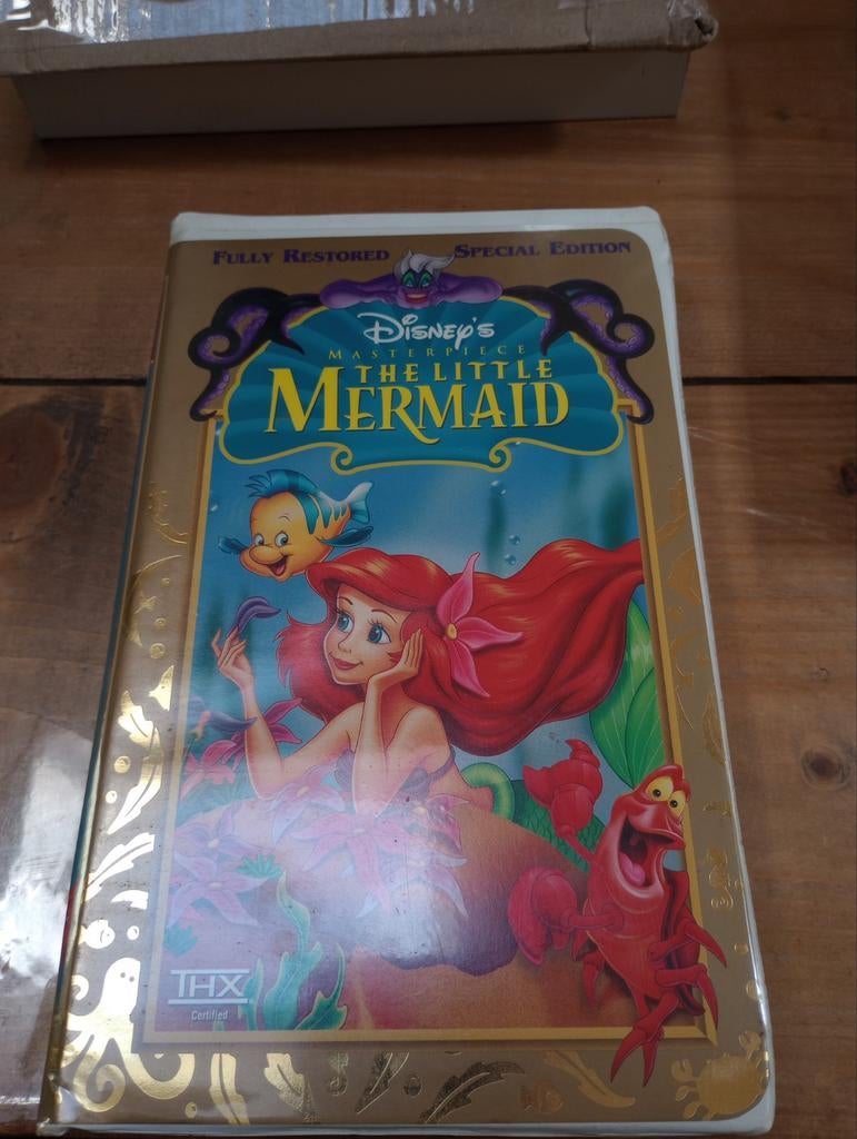 VHS tape Disney masterpiece the little mermaid I 1 Gold Edit, Cd's en Dvd's, Ophalen of Verzenden, Zo goed als nieuw