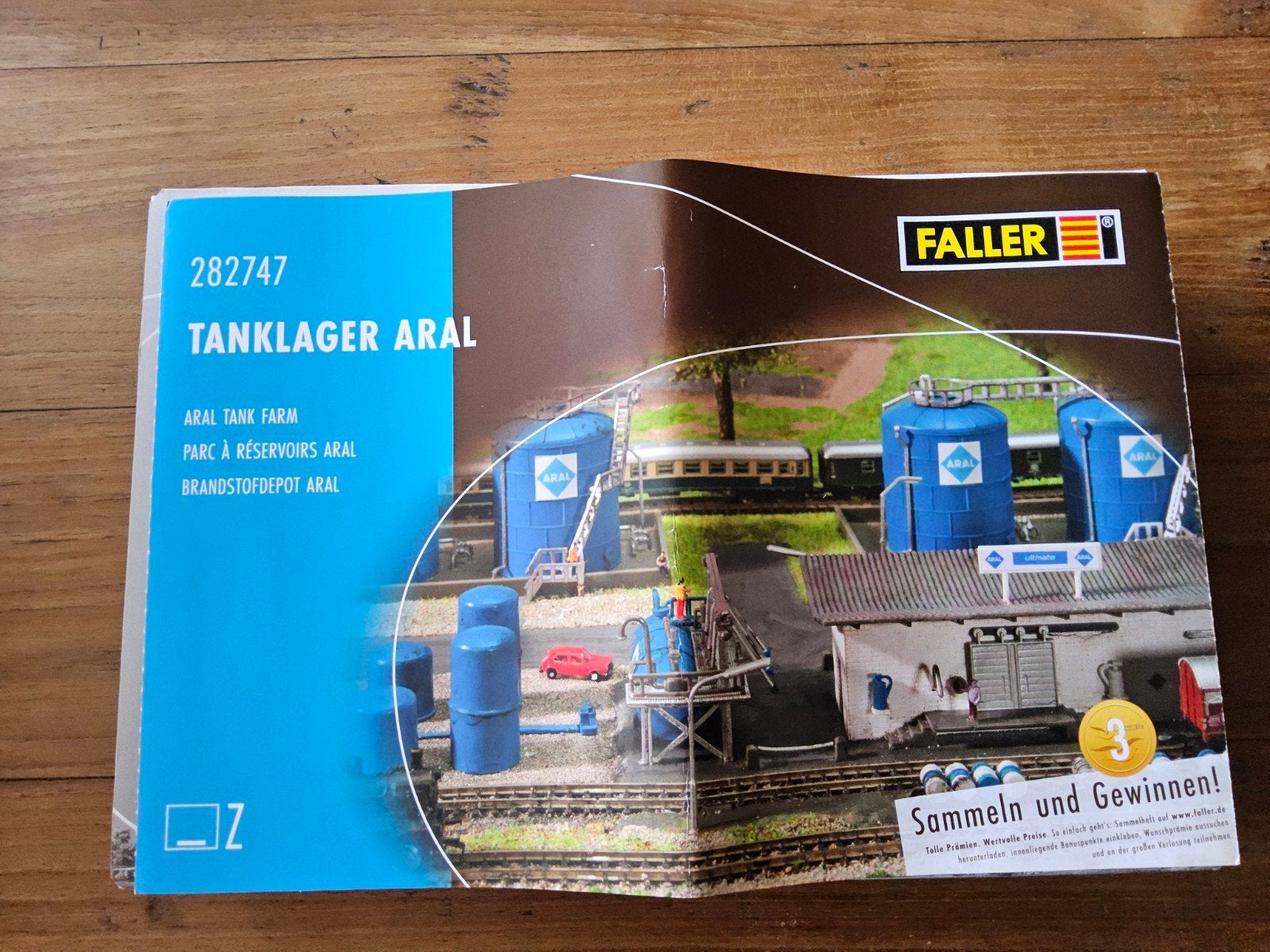 Faller 282747 Tanklager Aral - Z-spoor, Ophalen of Verzenden, Zo goed als nieuw, Brug, Tunnel of Gebouw, Overige merken