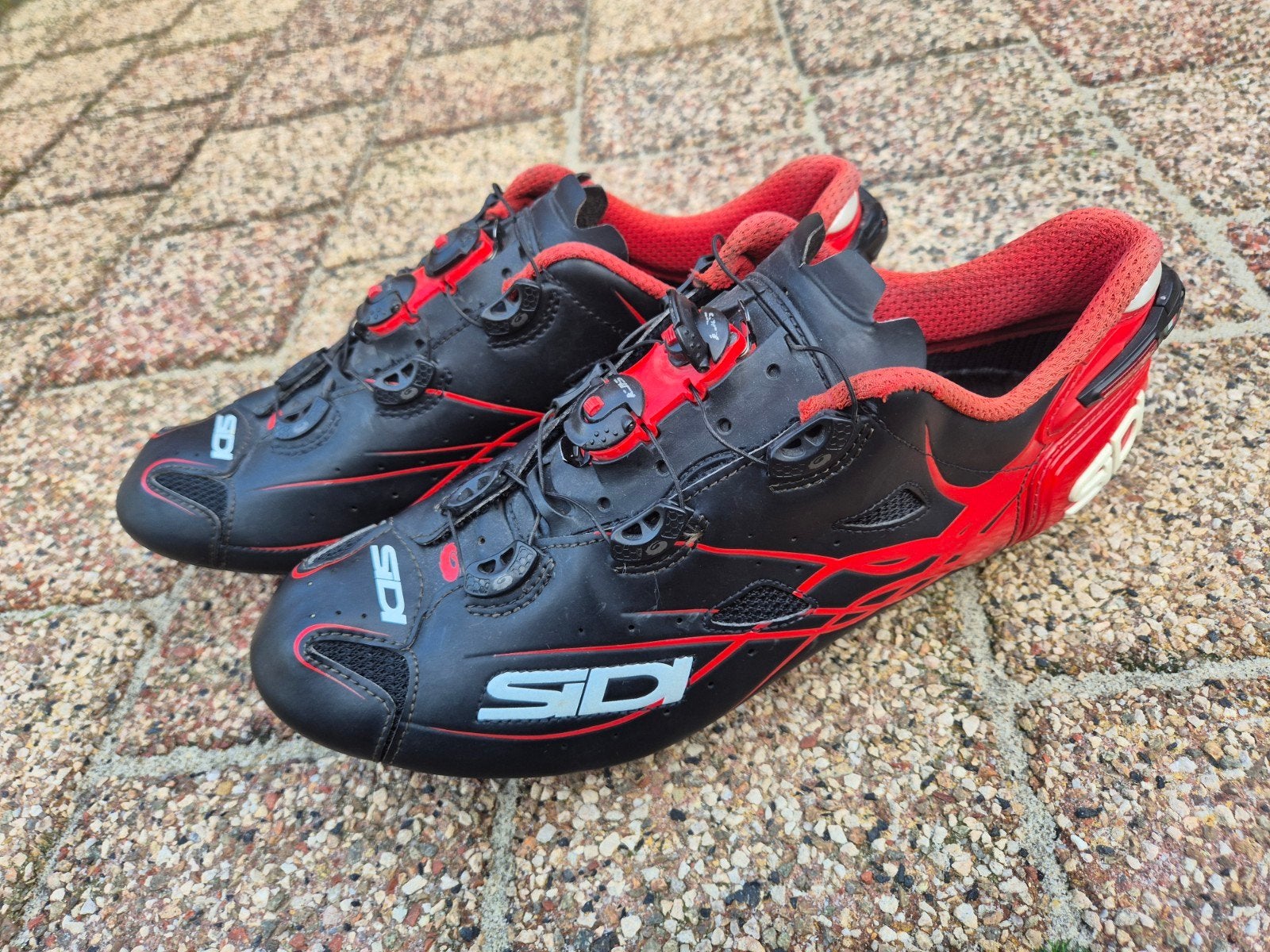 Sidi Shot racefietsschoenen - Vol carbon zool - Maat 44, Ophalen of Verzenden, Gebruikt, Schoenen