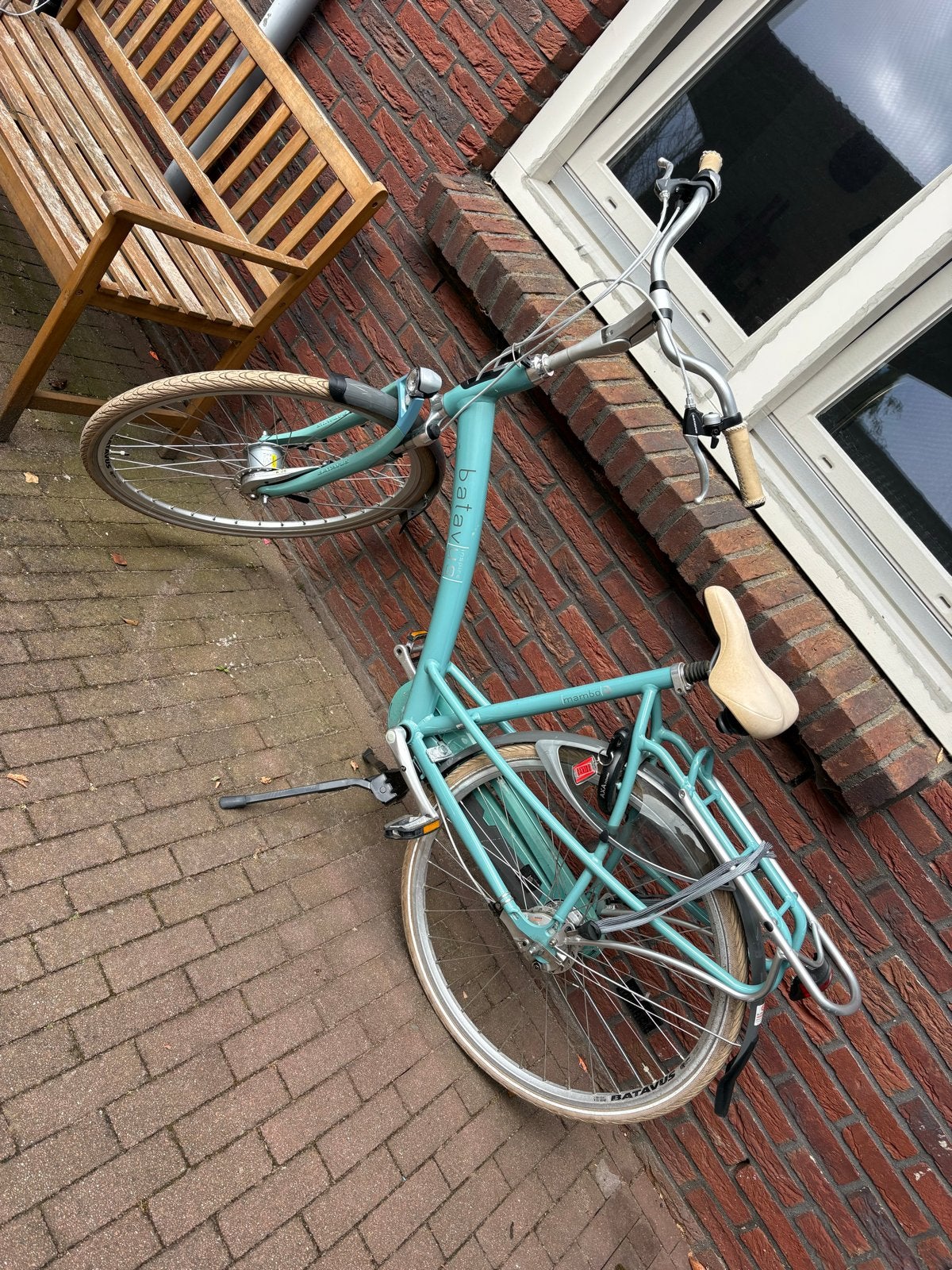 Batavus Inspire Mambo Damesfiets - Lichtblauw, Ophalen, Gebruikt, Versnellingen, Batavus