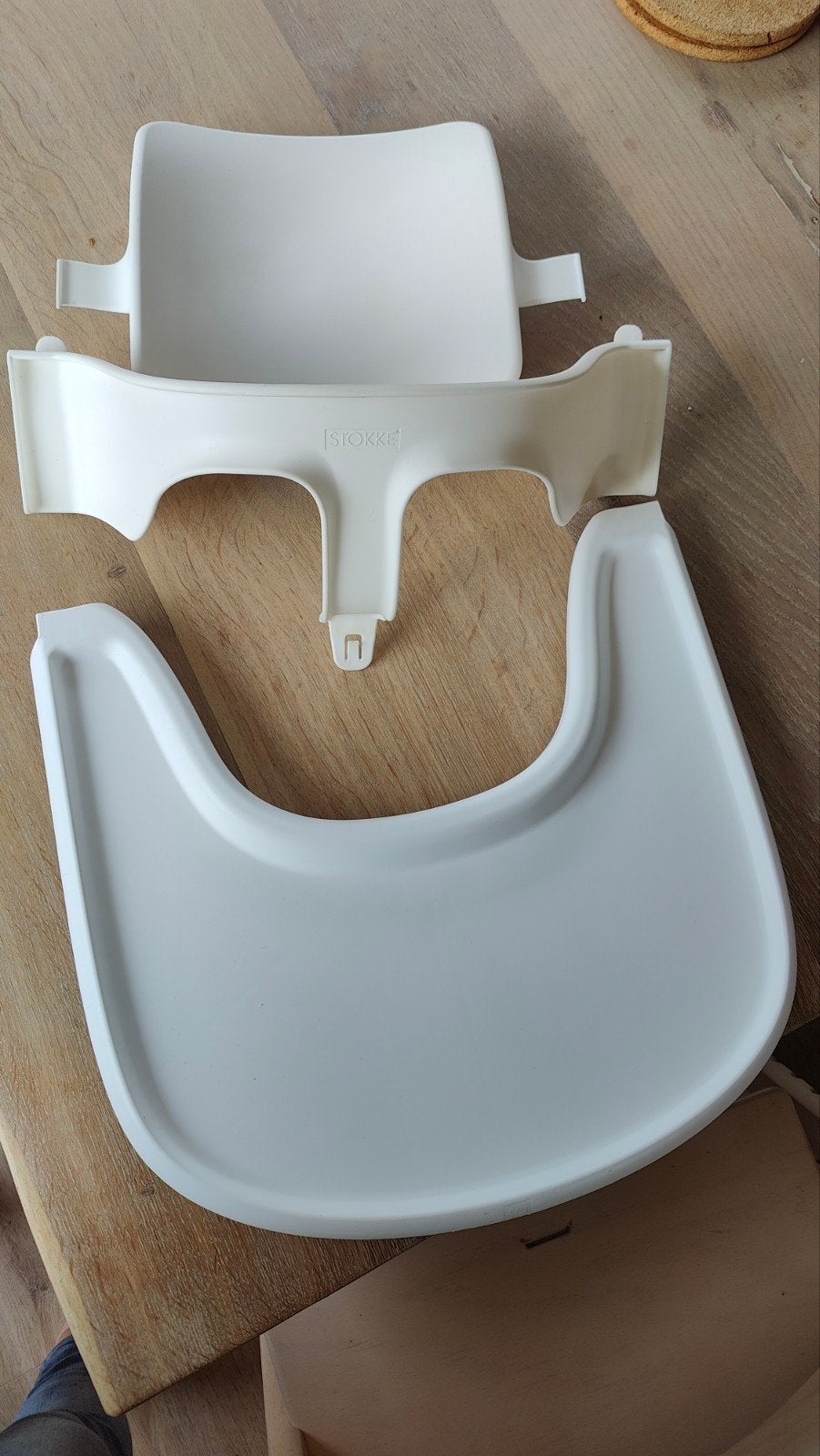 Stokke babyset met tray, Ophalen, Zo goed als nieuw, Meegroeistoel