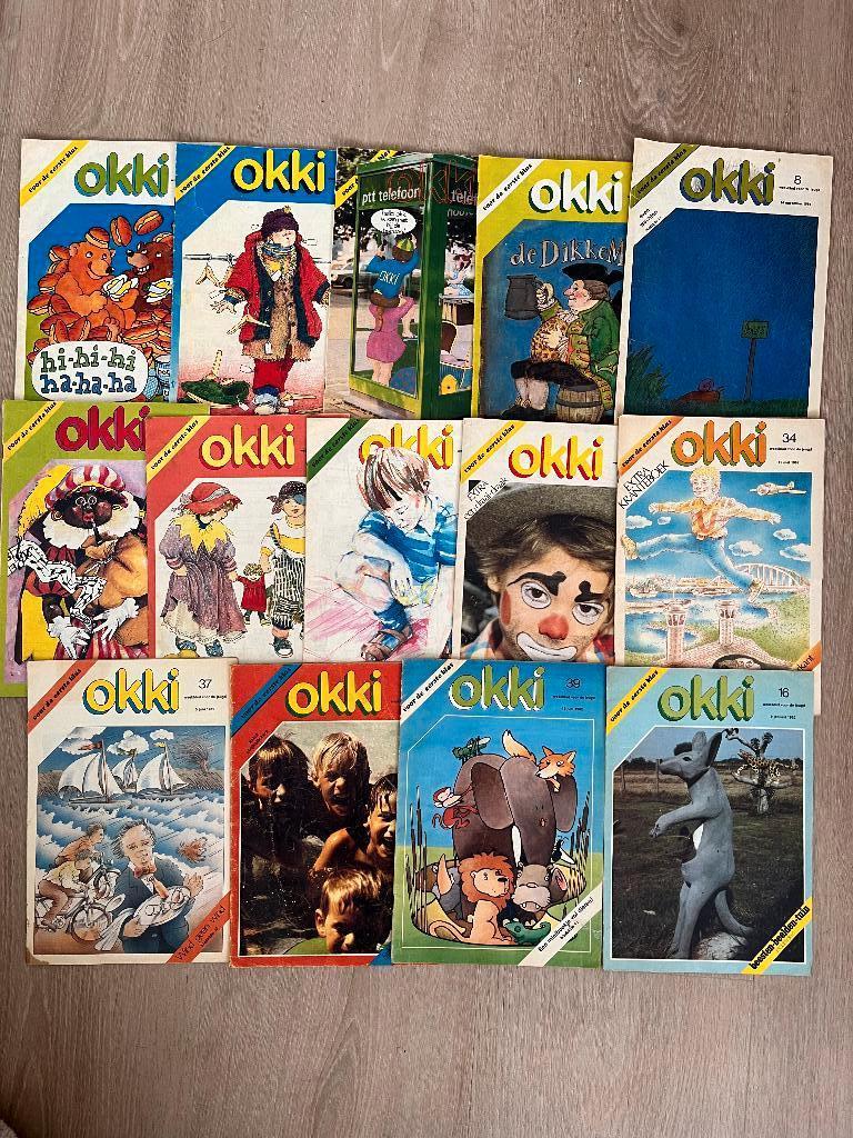 OKKI weekblad voor de jeugd 14 stuks, Gelezen, Europa, Ophalen of Verzenden, Meerdere comics
