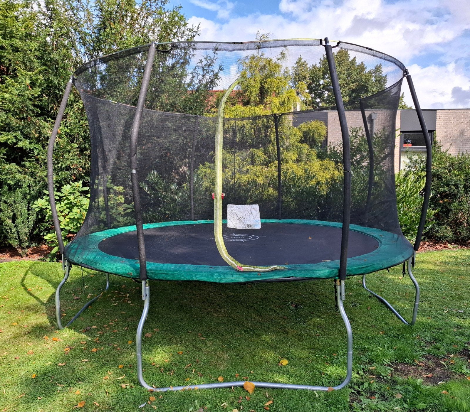 Trampoline met veiligheidsnet Ø 400 cm, Kinderen en Baby's, Ophalen, Gebruikt
