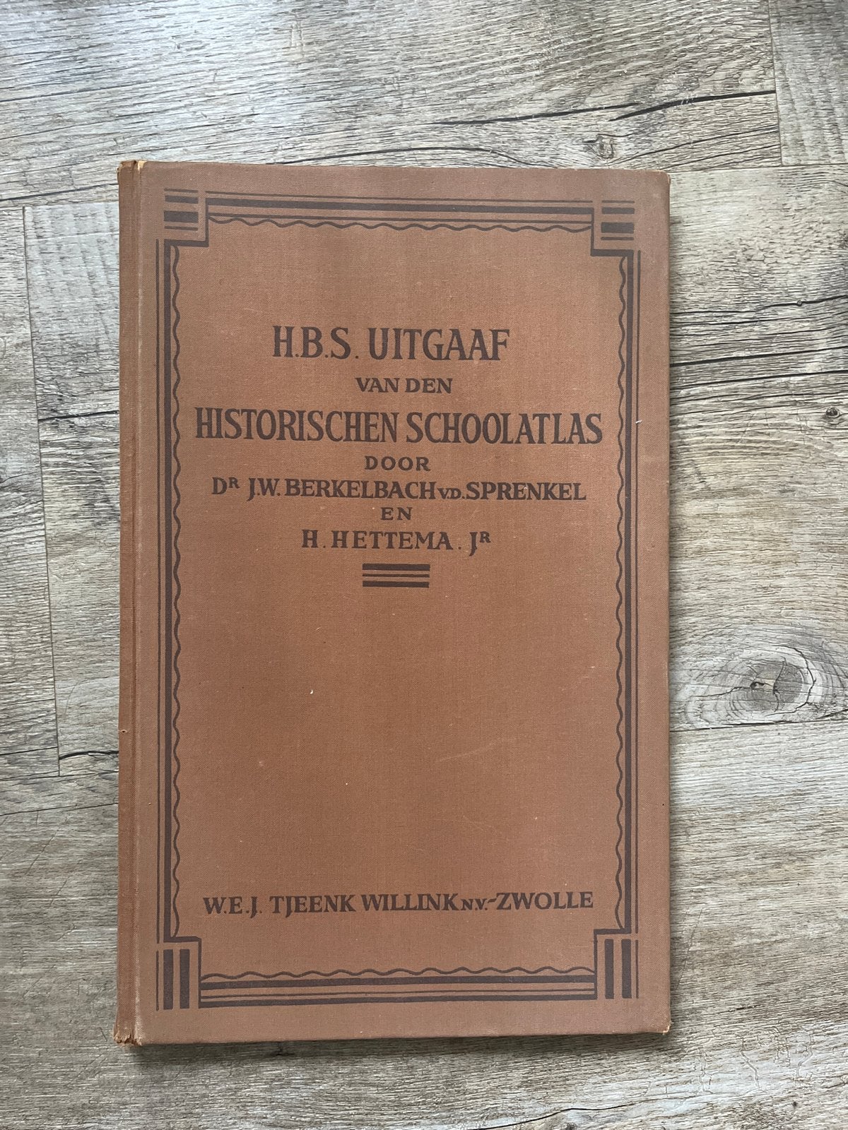 Historische Schoolatlas H.B.S. Uitgaaf - J.W. Berkelbach, Gelezen, Overige atlassen, Verzenden, 1800 tot 2000