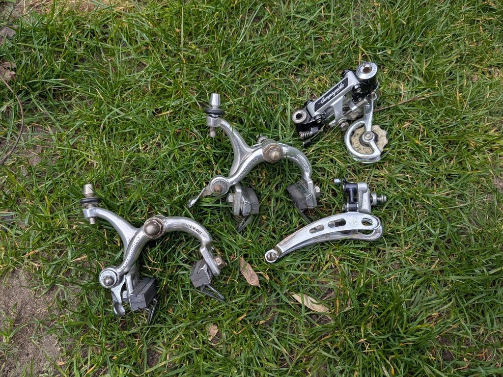 Campagnolo Super Record onderdelen - Vintage racefiets, Remmen, Gebruikt, Campagnolo, Ophalen of Verzenden