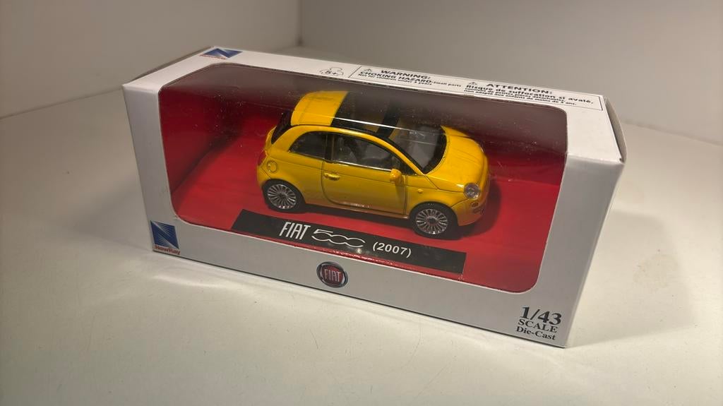 Fiat 500 yellow  2007 new ray 1.43, Overige merken, Auto, Ophalen of Verzenden, A