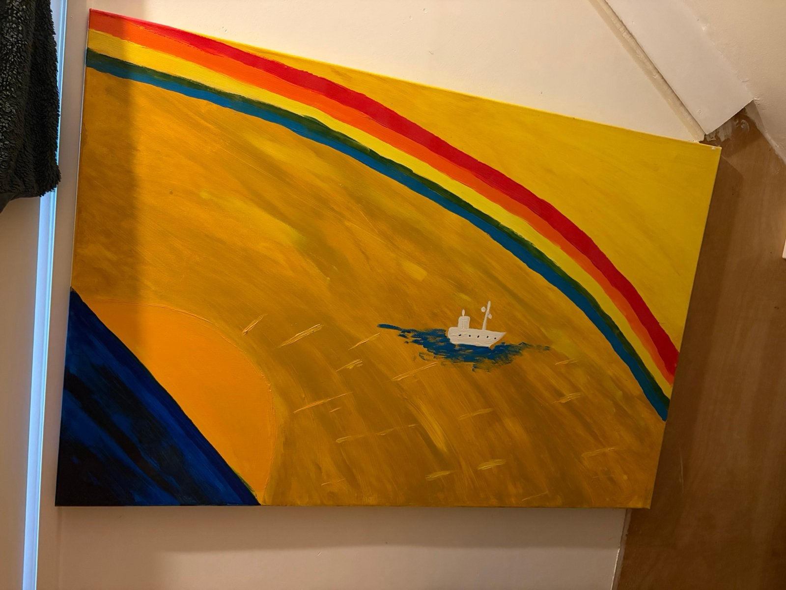 Gratis schilderij, Ophalen
