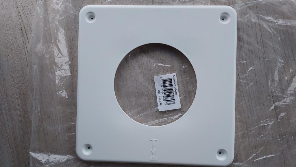 Burgerhout muurplaten kunststof 125mm (zwart/wit), Doe-het-zelf en Verbouw, Ventilatie en Afzuiging, Ophalen of Verzenden