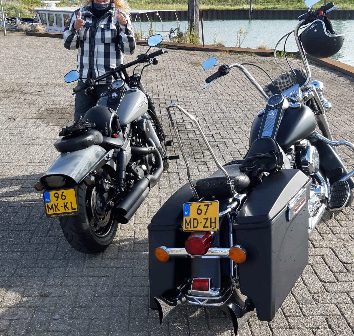 Harley Davidson Fat Bob 2011 en  een Evo Road-king  1997, Motoren, Particulier, Toermotor