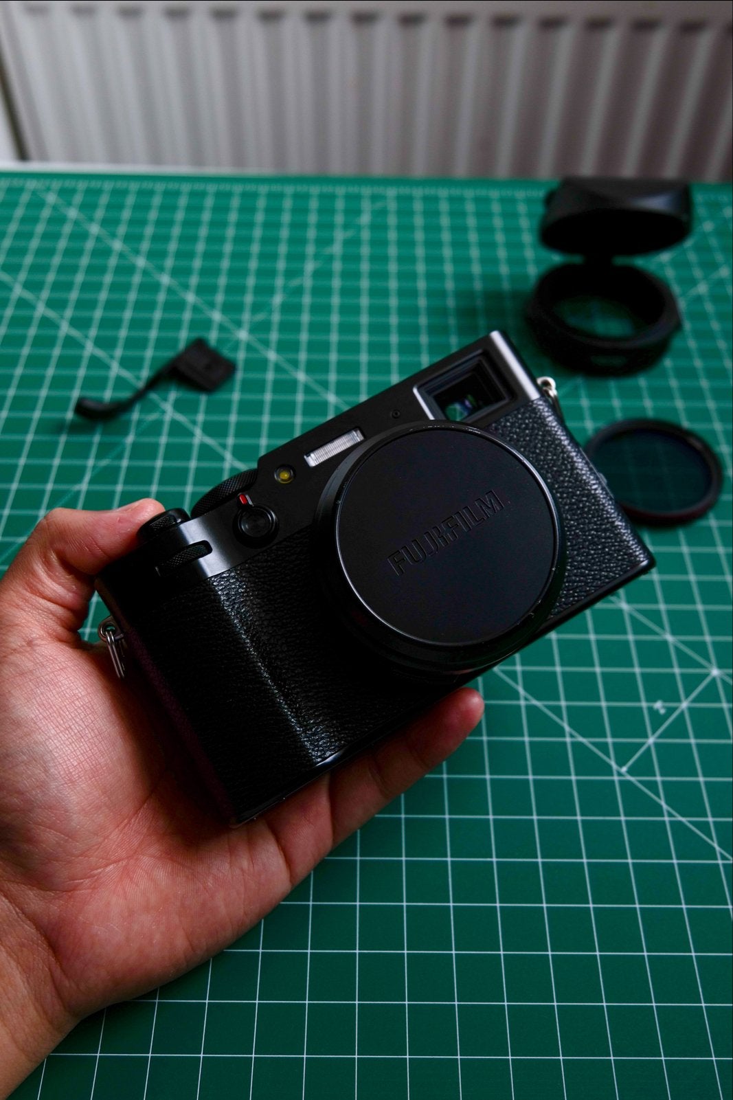 Fujifilm X100V Compactcamera - Zo goed als nieuw, Zo goed als nieuw, Fujifilm, Compactcamera, Accu