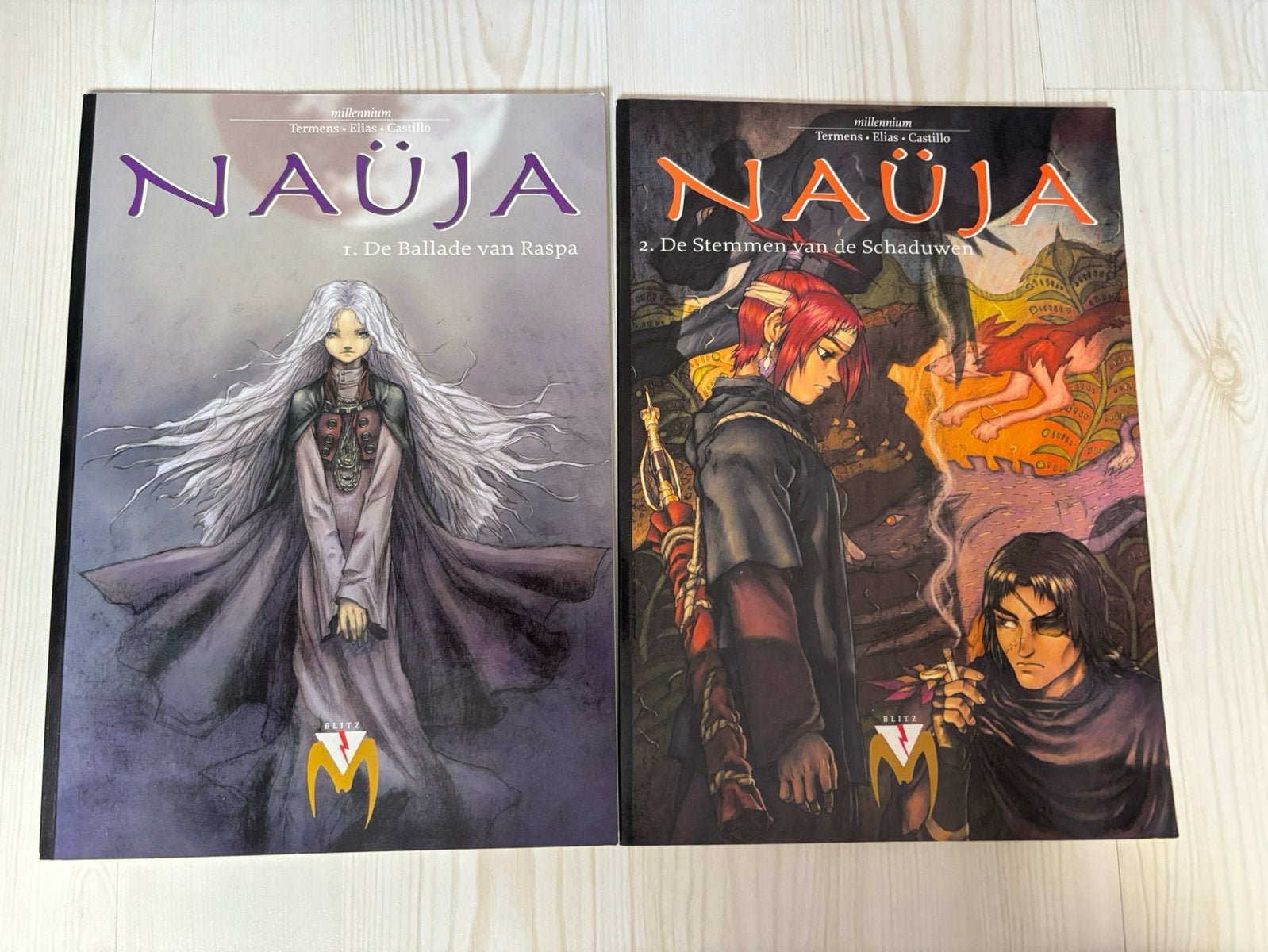 Naüja strips 1 & 2 Blitz, Meerdere comics, Ophalen of Verzenden, Gelezen, Europa