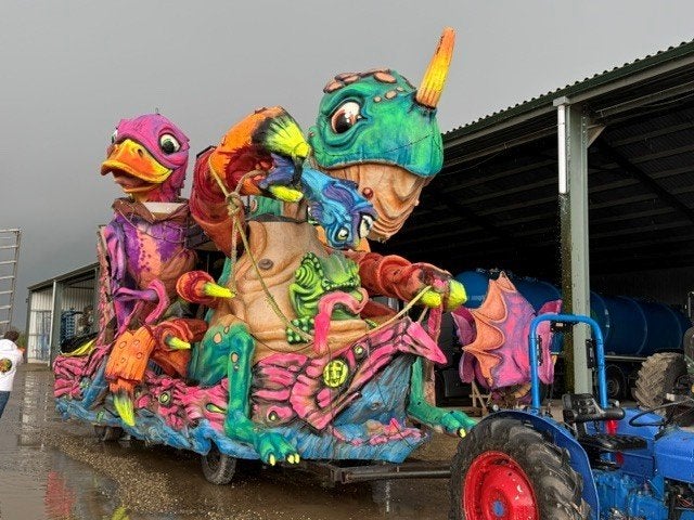 grote carnavalswagen te koop, Ophalen, Zo goed als nieuw, Overige typen, Carnaval