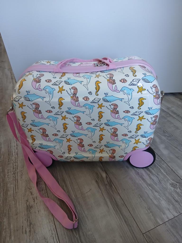 Princess Traveller Kinderkoffer Zeemeermin Design, Ophalen, Zo goed als nieuw