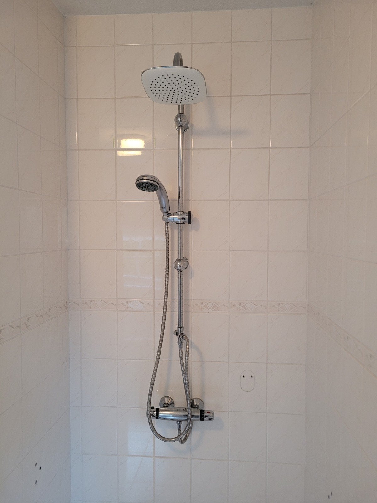 Grohe regen douche set met thermostaatkraan, Doe-het-zelf en Verbouw, Sanitair, Ophalen, Gebruikt, Chroom, Douche