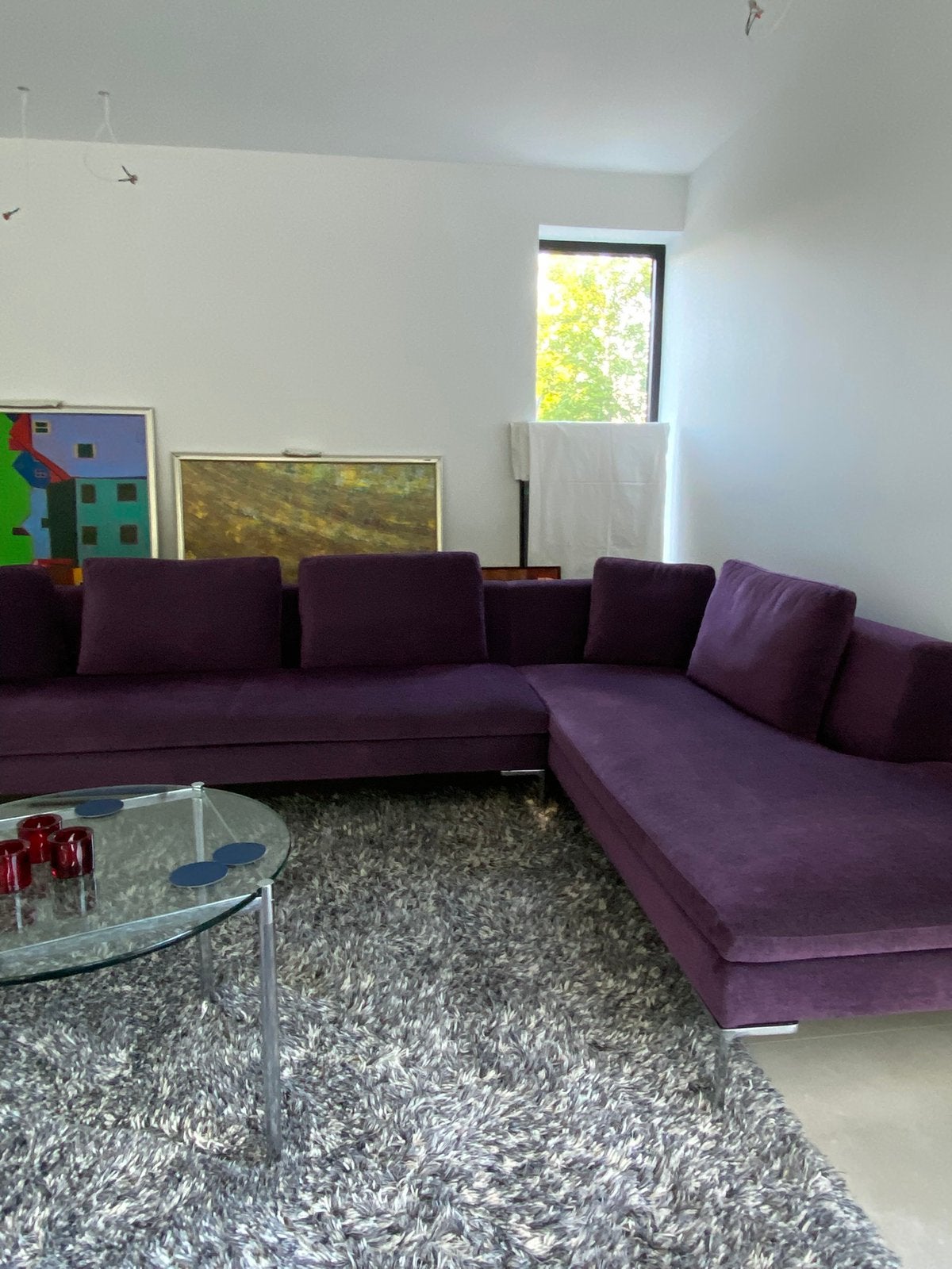 B&B Italia Charles hoekbank, Huis en Inrichting, Banken | Bankstellen, Ophalen, Gebruikt, Vierpersoons of meer, Stof