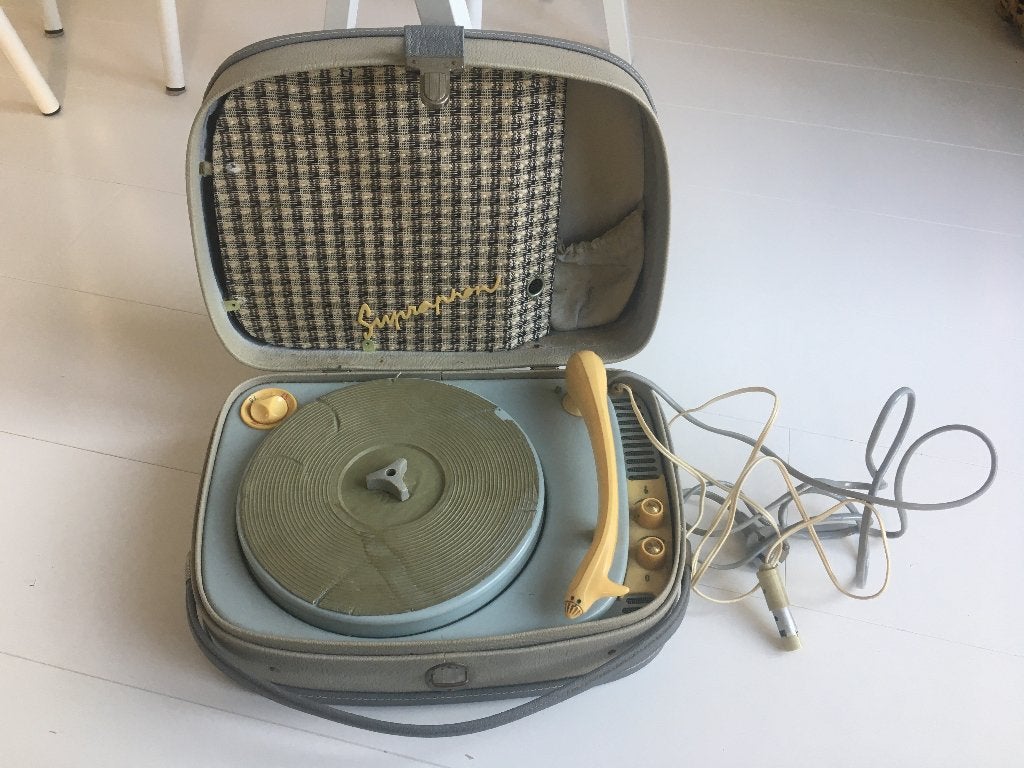 Vintage Supraphon platenspeler, Audio, Tv en Foto, Platenspelers, Ophalen, Gebruikt, Platenspeler, Overige merken