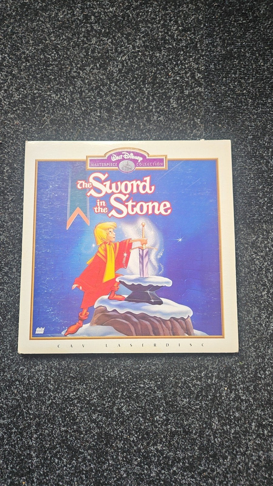 Walt Disney's The Sword in the Stone Laserdisc, Avontuur, Gebruikt, Alle leeftijden, Ophalen of Verzenden