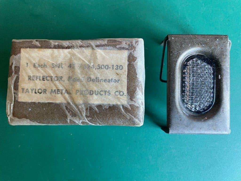 lotje US road reflectors origineel wo2 ww2, Ophalen of Verzenden, Landmacht, Amerika, Overige typen