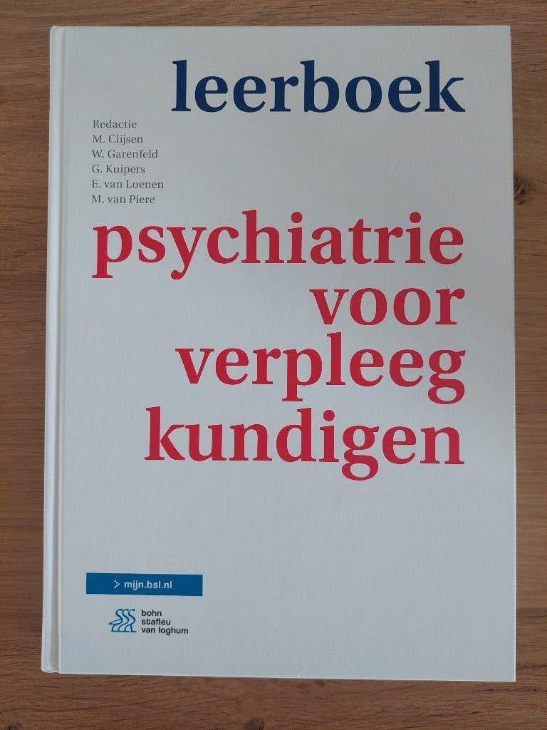 Leerboek psychiatrie voor verpleegkundigen, Boeken, Studieboeken en Cursussen, Ophalen of Verzenden, Beta, Zo goed als nieuw, HBO