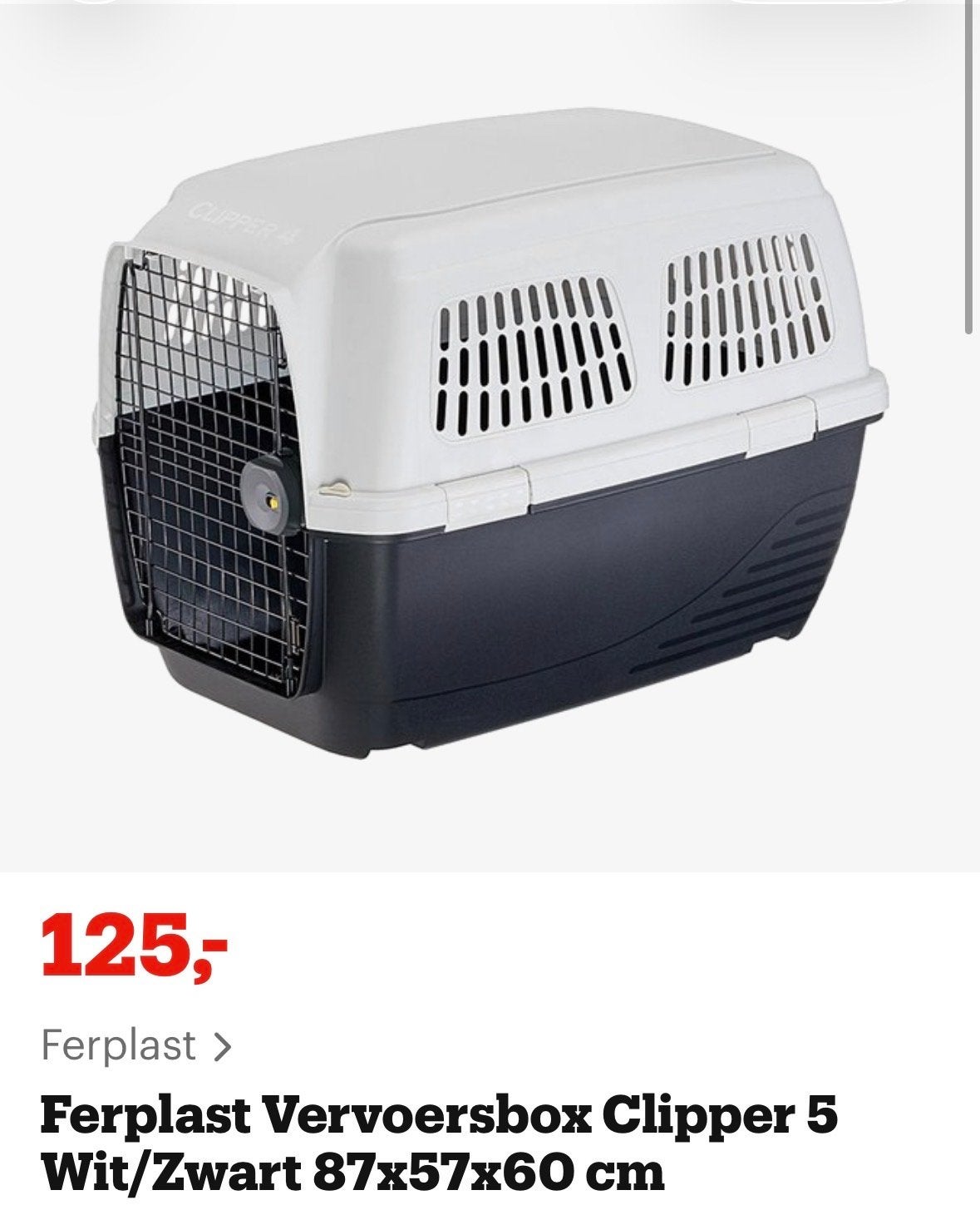 Reisbench Ferplast Clipper 5, nieuw, Dieren en Toebehoren, Hondenbenches, Ophalen, Nieuw