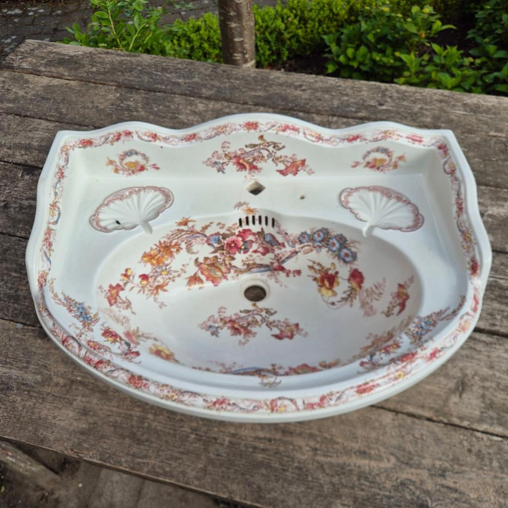 Collectie antiek en romantisch sanitair bloemen, kleurrijk, Ophalen