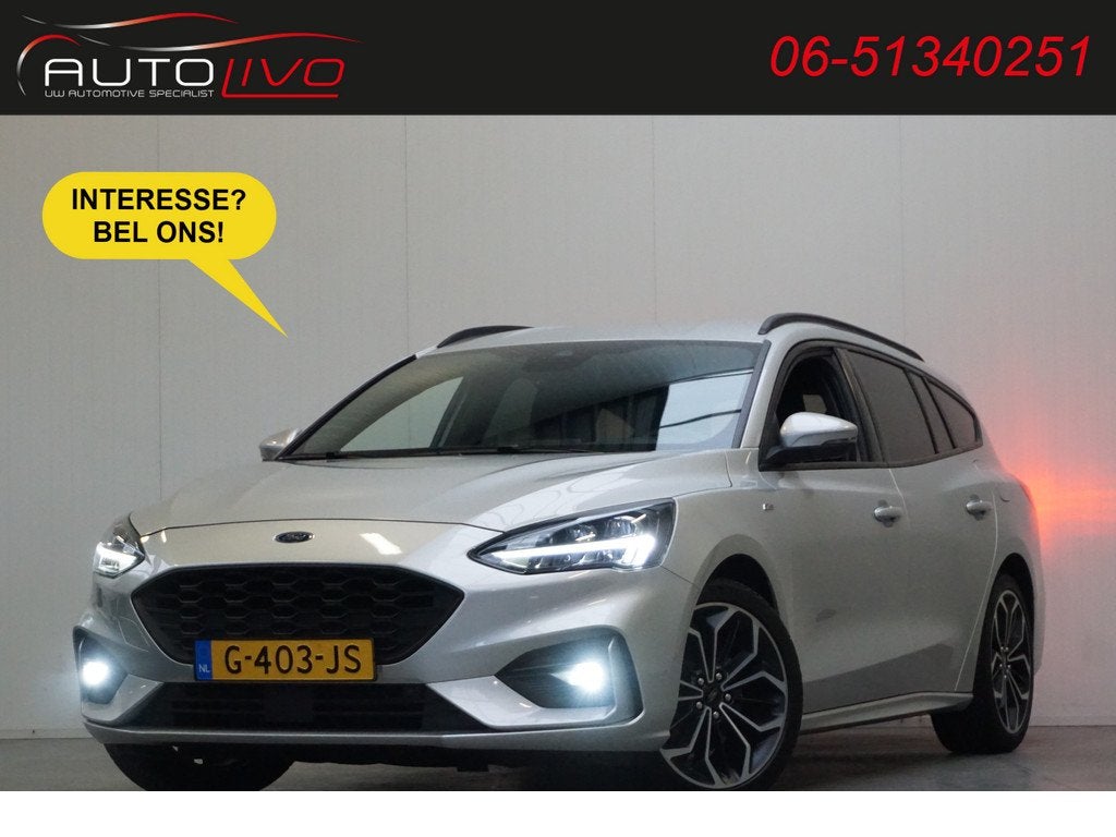 Ford FOCUS Wagon 1.0 EcoBoost ST Line Business LED 18" B&O S, Stof, Gebruikt, 1283 kg, Origineel Nederlands