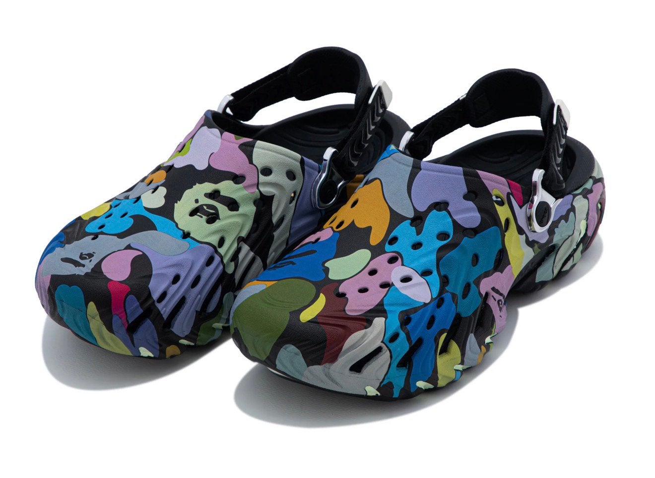 BAPE (A Bathing Ape) X CROCS ‘Echo Clog 2.0’ maat 42/43/44, Kleding | Heren, Klompen, Verzenden, Zwart, Nieuw