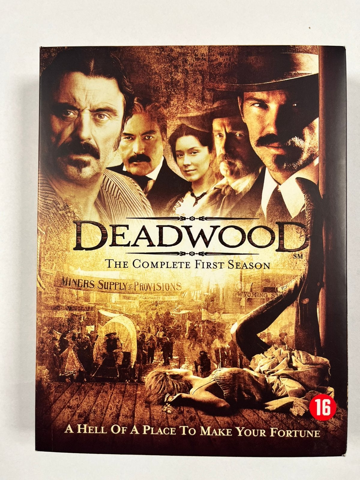 Deadwood (seizoen 1) NL-DVD-box, Vanaf 16 jaar, Seizoen 1, Nederlands, Ophalen of Verzenden