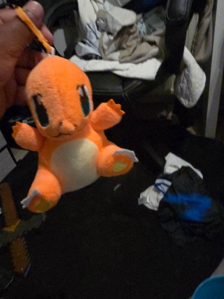 Pokémon Charmander knuffel - Zo goed als nieuw, Ophalen, Oranje, Overige merken, Overige typen