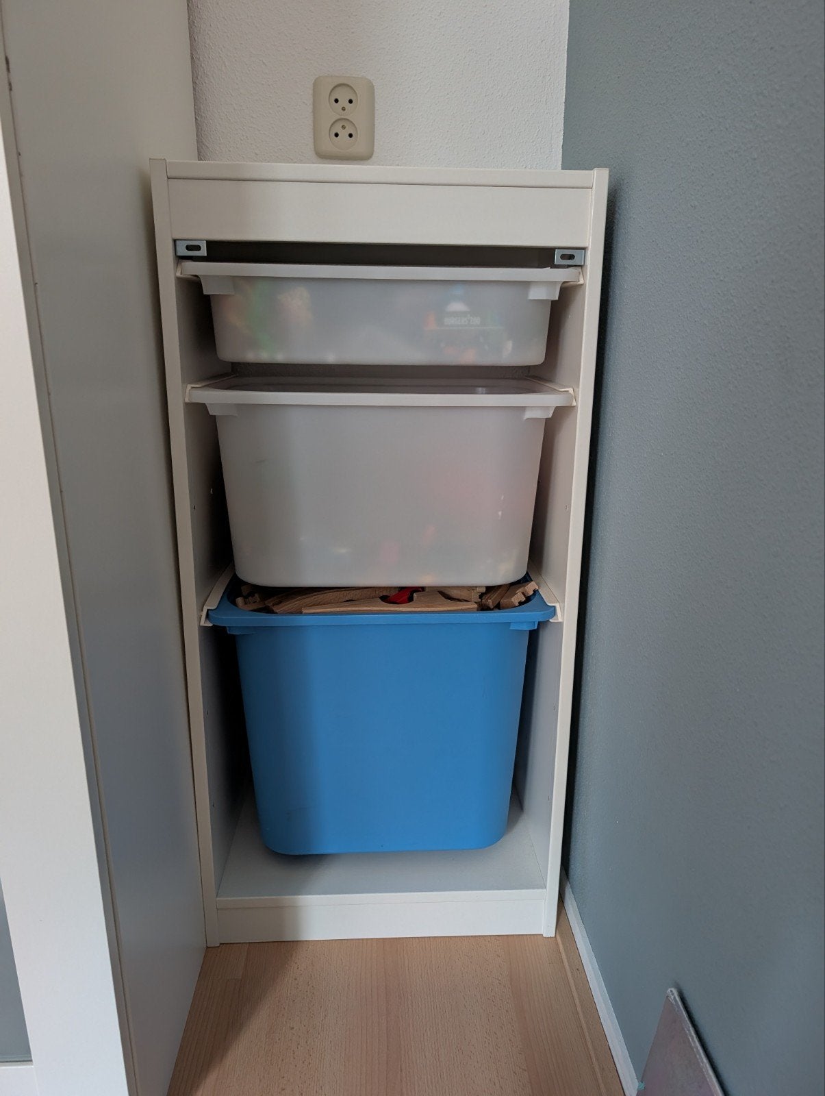 IKEA TROFAST kast met 3 bakken (exclusief inhoud), Ophalen of Verzenden, Gebruikt, Kast