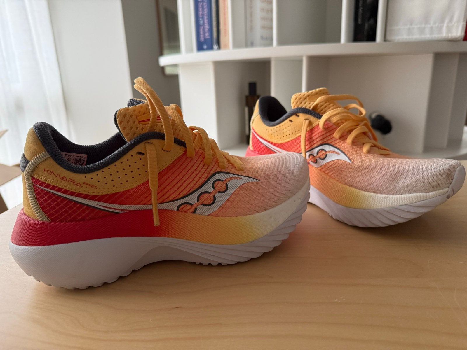 Saucony Kinvara 14 Hardloopschoenen €25,-, Ophalen, Gedragen, Oranje, Sportschoenen