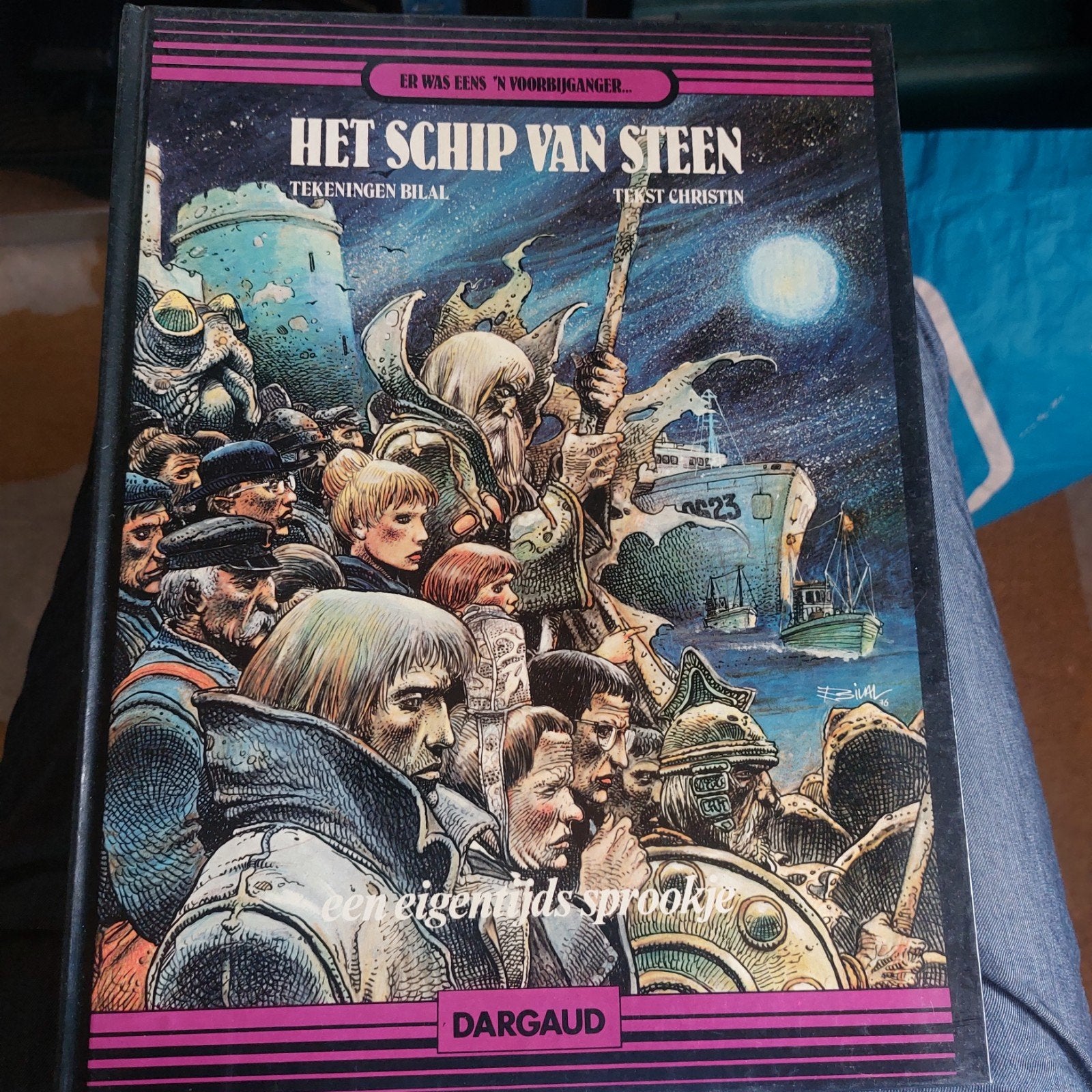Het Schip van Steen - Bilal & Christin - Dargaud, Eén stripboek, Ophalen of Verzenden, Zo goed als nieuw, Bilal & Christin