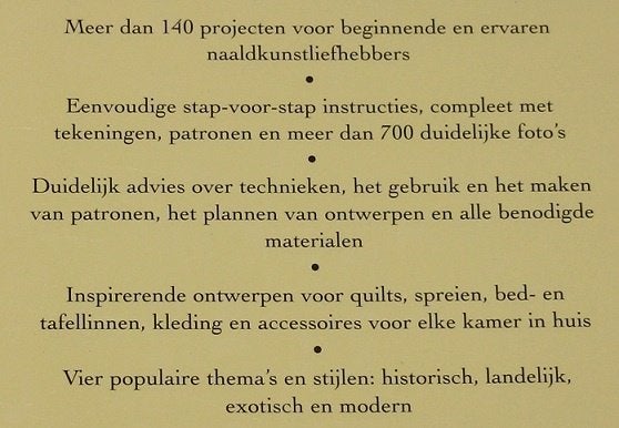 Het quilt- en patchworkhandboek - 132622, Ophalen of Verzenden, Zo goed als nieuw, Borduren en Naaien
