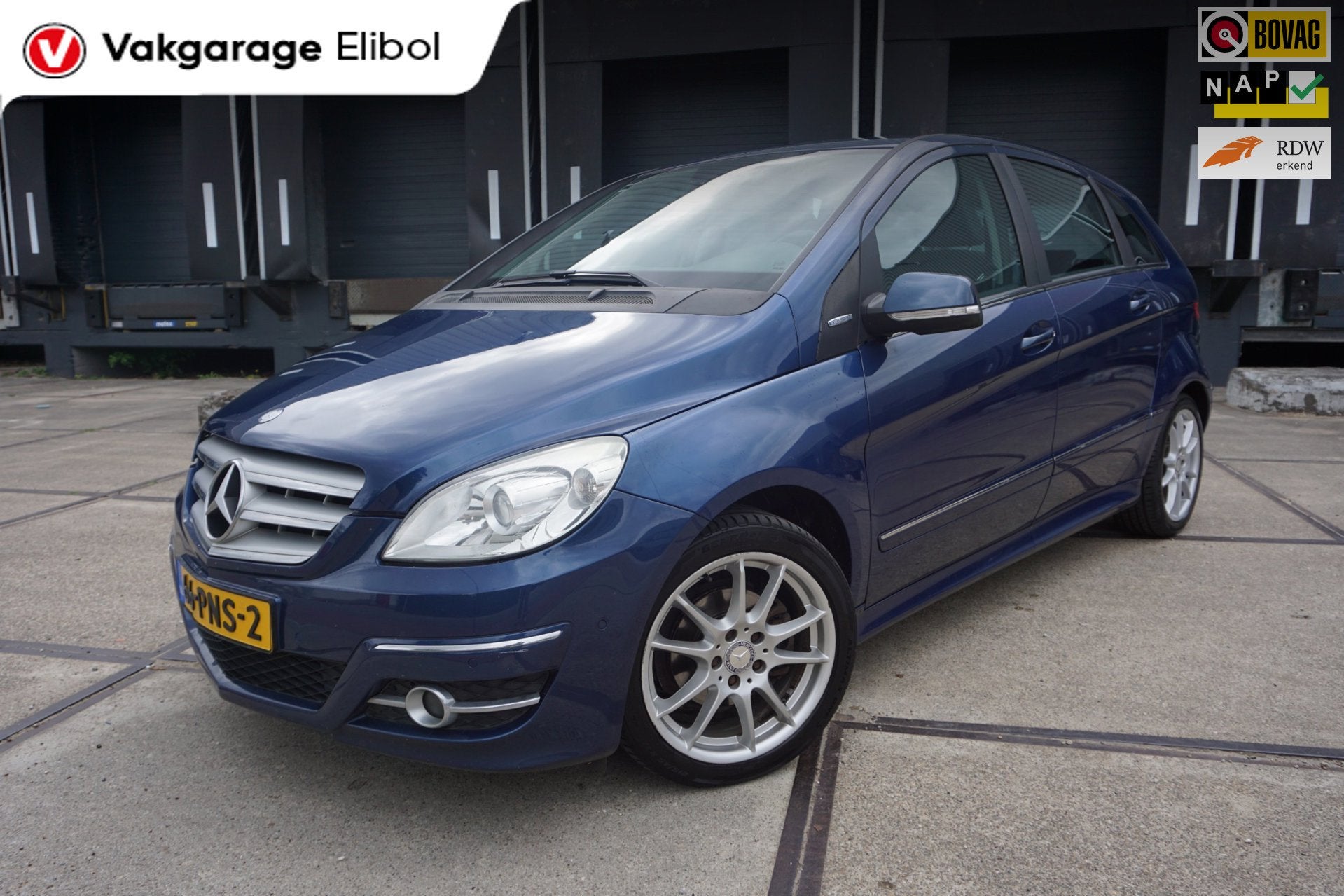 Mercedes-Benz B-klasse 160 BlueEFFICIENCY Business Class, Auto's, Voorwielaandrijving, Euro 5, Zwart, Blauw