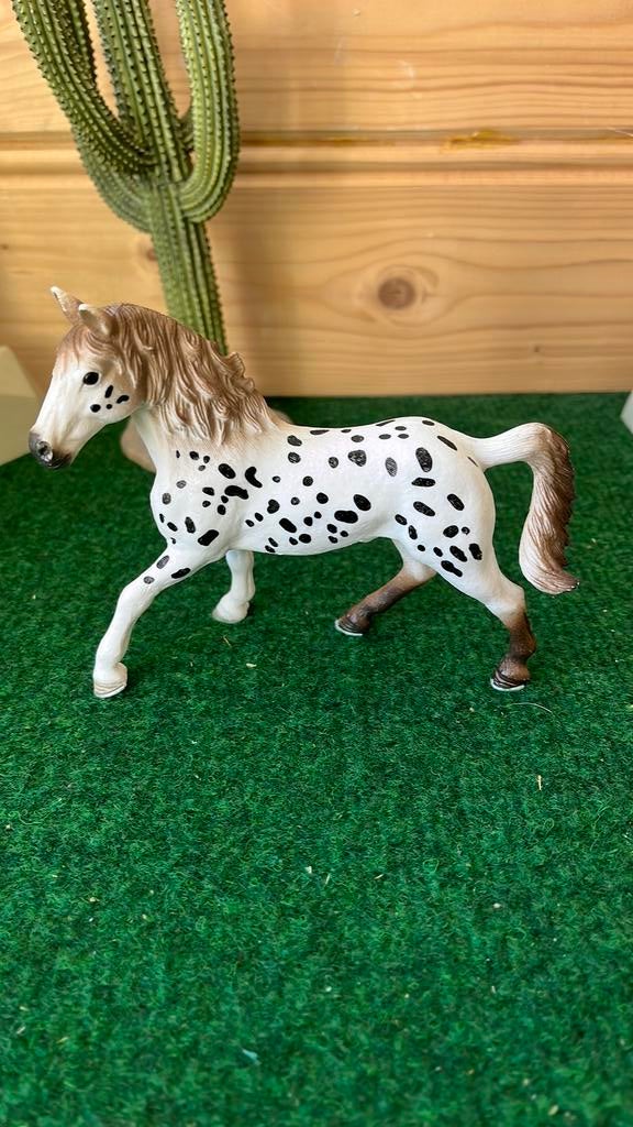 Schleich knabstrupper 2018, Ophalen of Verzenden, Zo goed als nieuw, Paard, Beeldje of Figuurtje