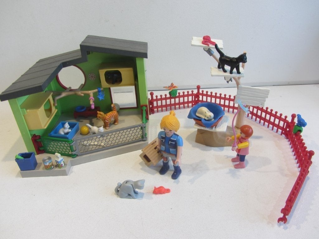 Playmobil Kattenverblijf – 9276 dieren opvang, Ophalen of Verzenden, Gebruikt, Losse onderdelen