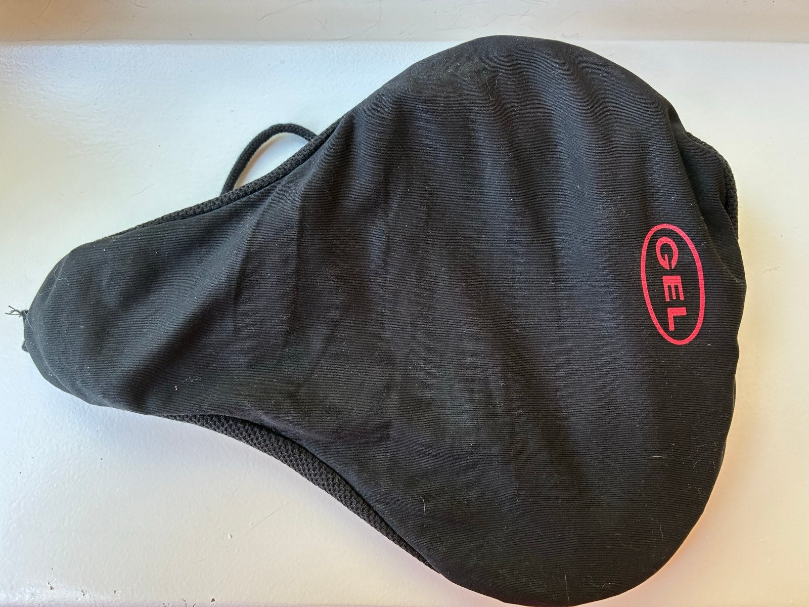 Zwart Gel Fietszadelhoesje - Comfortabel en Beschermend, Ophalen of Verzenden, Zo goed als nieuw