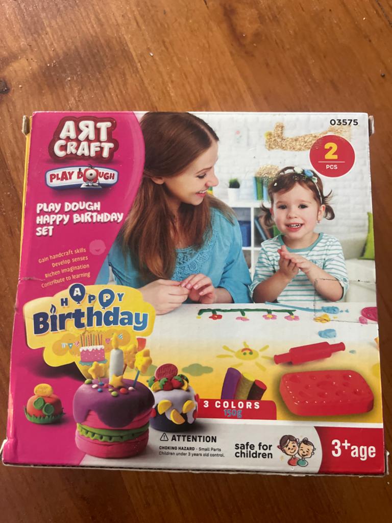 Art Craft Play Dough Happy Birthday Set - Vorm & Play-Doh, Ophalen, Gebruikt, Knutselen