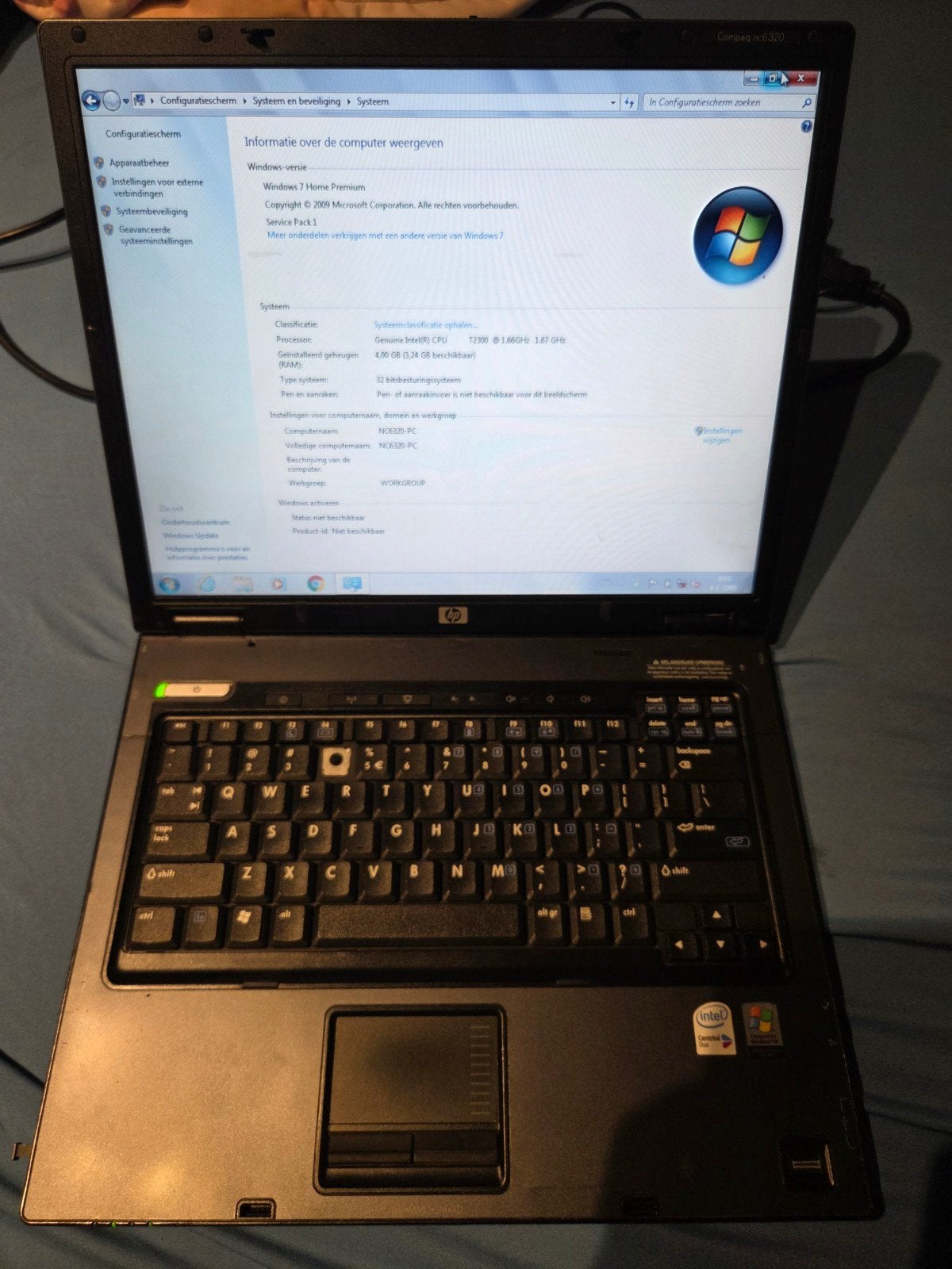 HP Compaq nx6320 - 4GB RAM Laptop - Gebruikt., Computers en Software, Windows Laptops, Ophalen, 160 GB HDD, Gebruikt, HDD