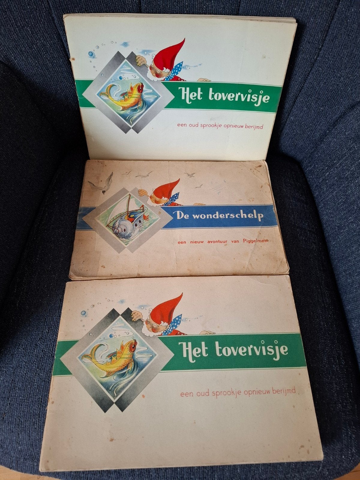 Piggelmee prentenalbums van Nelle, Ophalen, Gelezen
