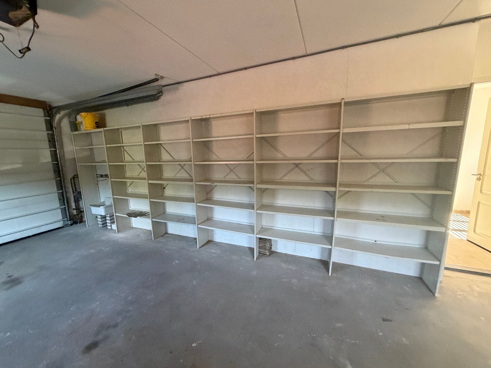 Grote metalen stellingkast voor garage of opslag, Ophalen, Gebruikt