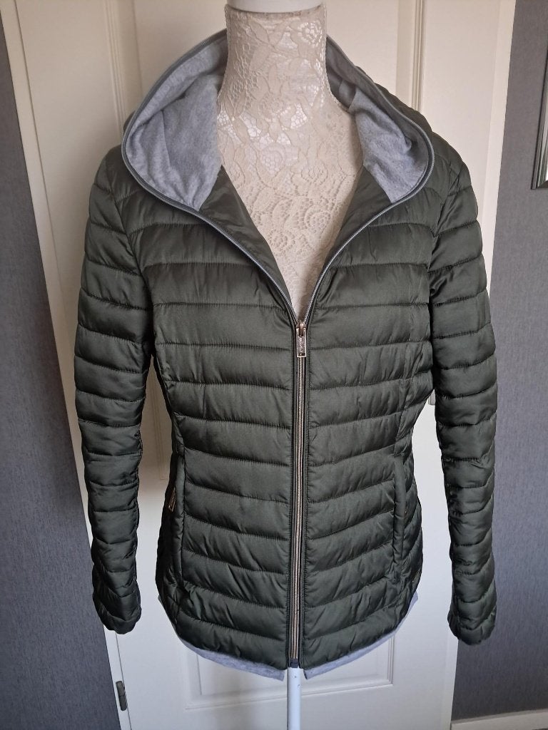 Jas Rino & Pelle Zomerjas . Maat : 40 Kleur : Groen, Maat 38/40 (M), Ophalen of Verzenden, Zo goed als nieuw, Groen