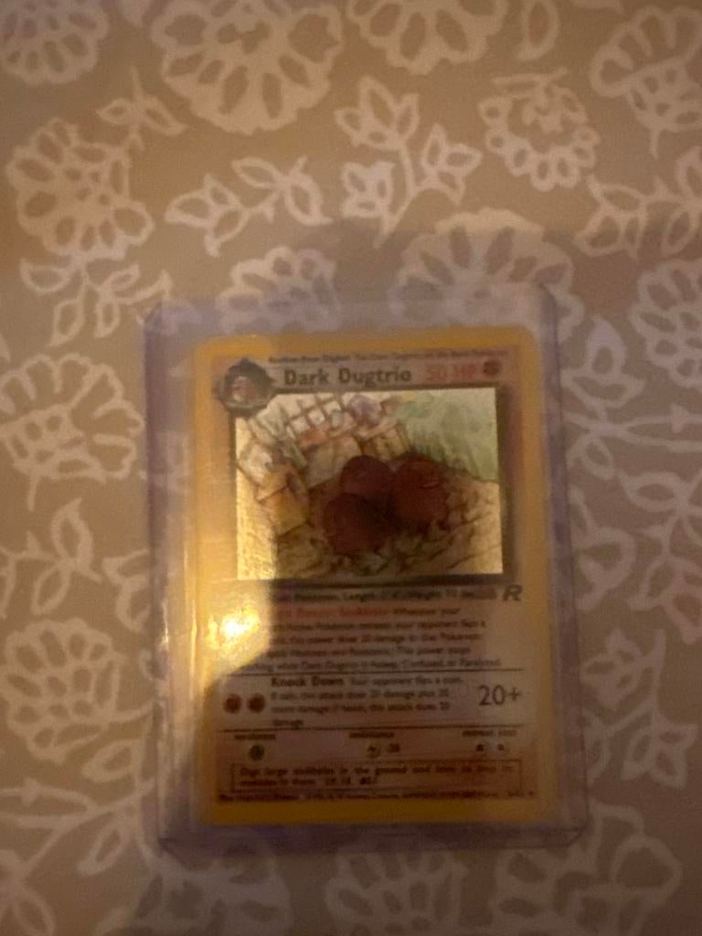 Dark Dugtrio Pokémon kaart (50 HP), Ophalen of Verzenden, Gebruikt, Losse kaart