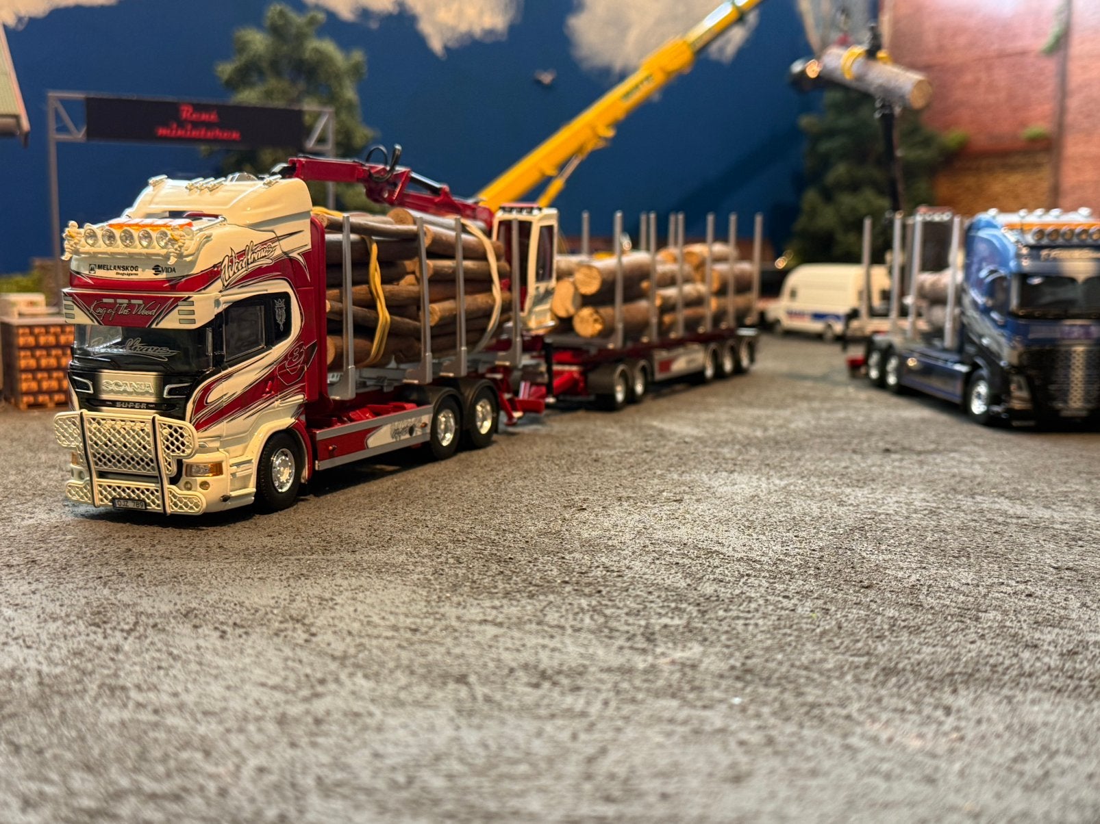 Tekno woodtrans scania, Tekno, Nieuw, Tekno, Bus of Vrachtwagen