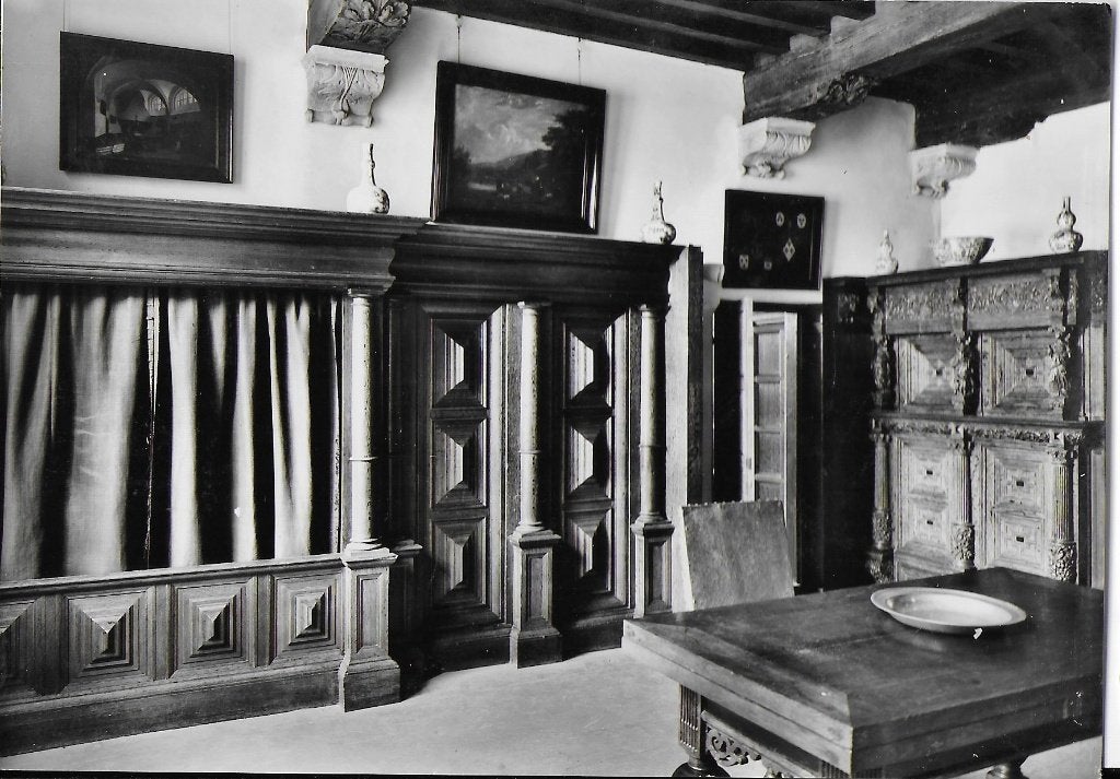 Q2 ongelopen ansichtkaart westfries museum hoorn interieur, Ophalen of Verzenden, Voor 1920, Ongelopen, Noord-Holland